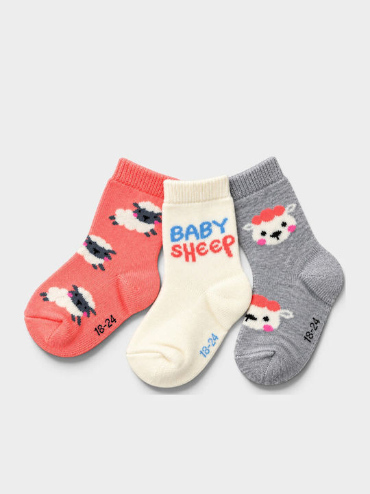 Design Socks Παιδικές Κάλτσες Πολύχρωμο 3 Ζευγάρια