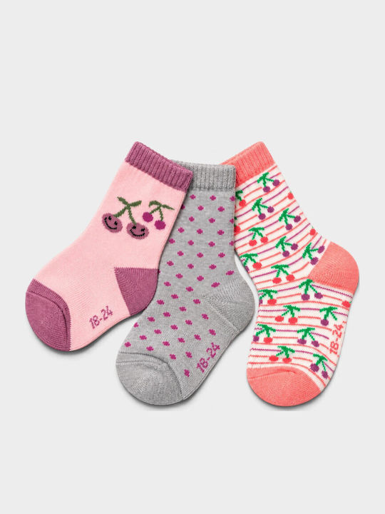 Design Socks Παιδικές Κάλτσες Πολύχρωμο 3 Ζευγάρια