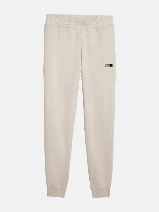 PUMA Ess 2 Color No. 1 Jogger Παντελόνι Μπεζ