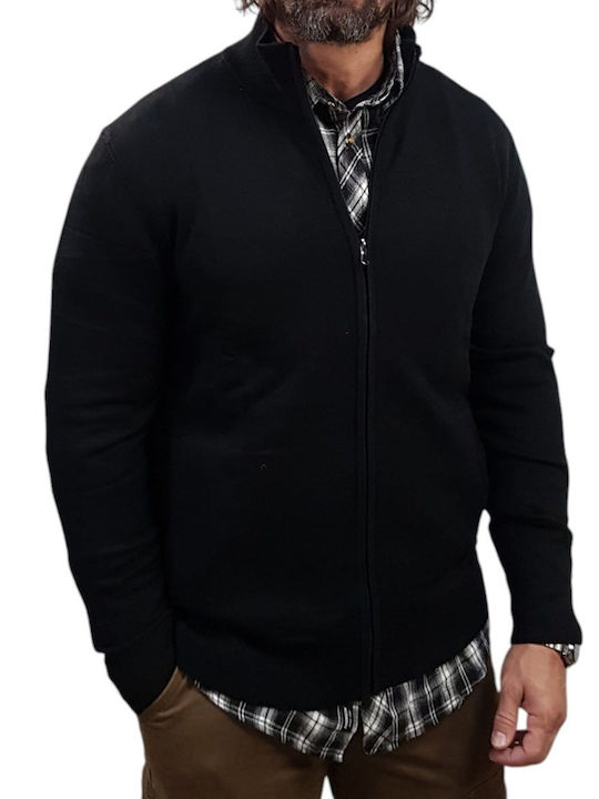 Herren-Strickjacke Black