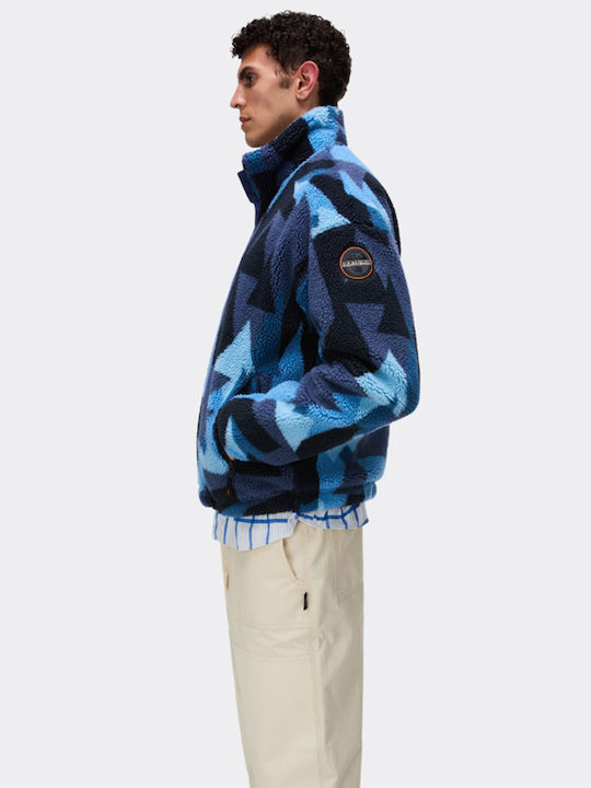Men's Blue Fleece Jacket