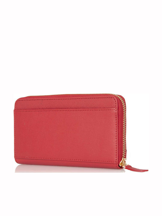 Leather Women's Wallet Red