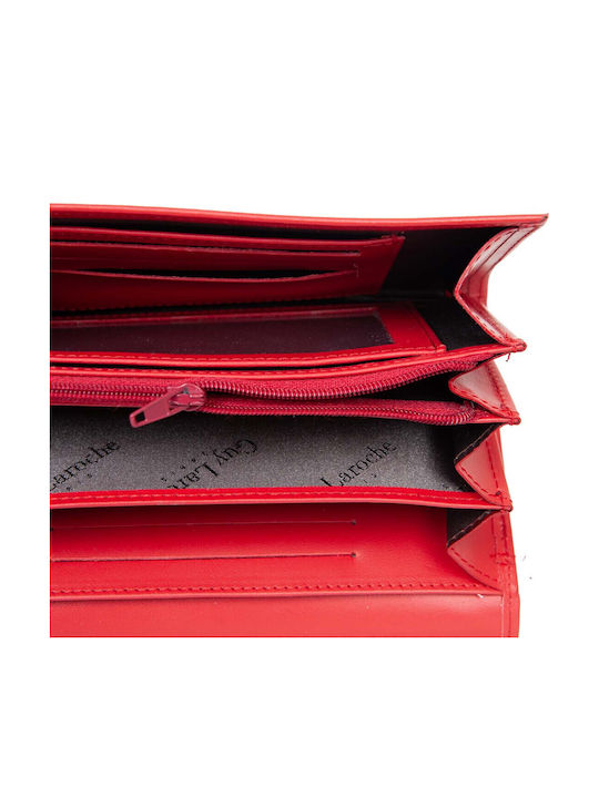 Red Leather Women's Wallet