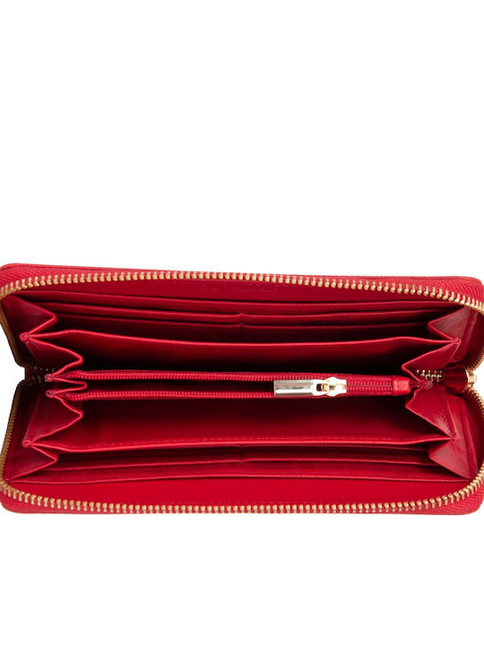 Leather Women's Wallet Red
