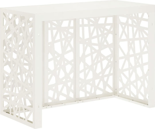 Air Conditioner Cover White 110 X 50 X 80 Cm Steel 8014165 White