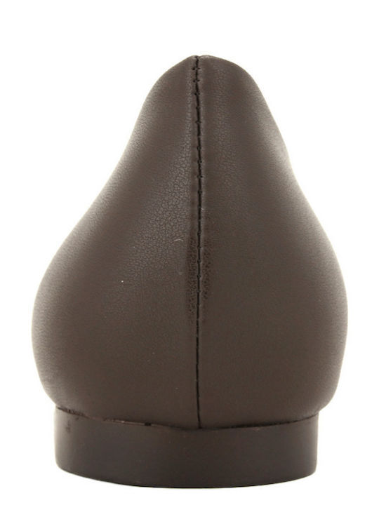 Leder Damen Ballerinas Braune