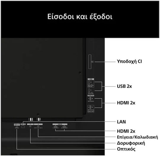 Smart Τηλεόραση 48" 4K UHD OLED Bravia 6 HDR (2026) K-48A65