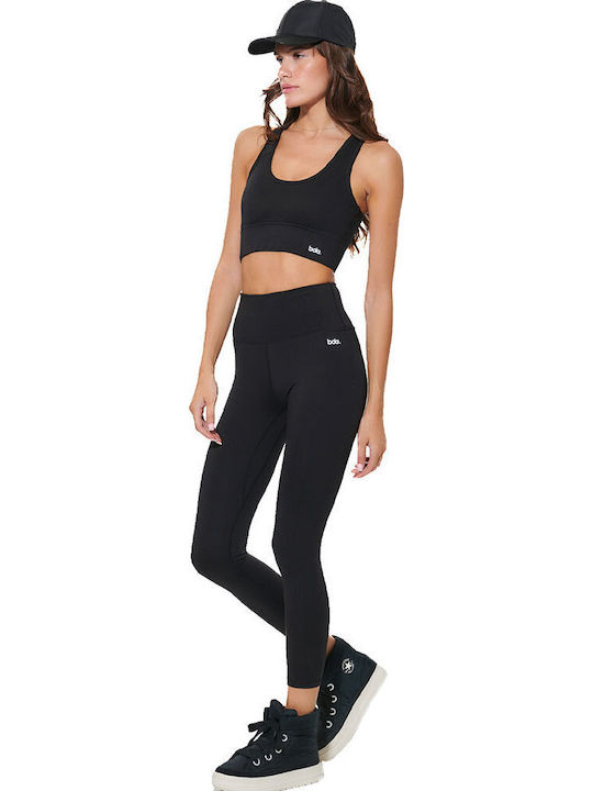 Γυναικείο Cropped Κολάν Black