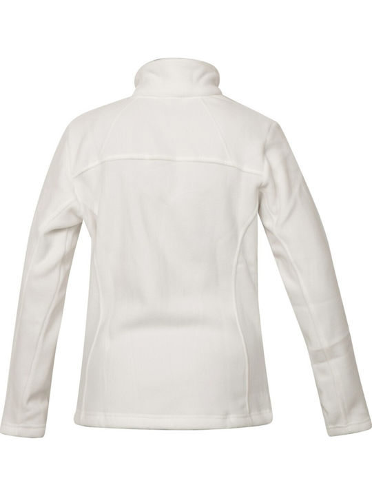 Fast Trek Ii Full Fleece Γυναικεία Ζακέτα με Φερμουάρ White