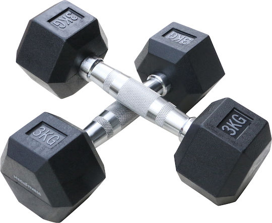 MegaFitness Sechskant-Kurzhantel 1 x 3 kg
