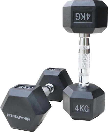 MegaFitness Sechskant-Hantel 1 × 4 kg