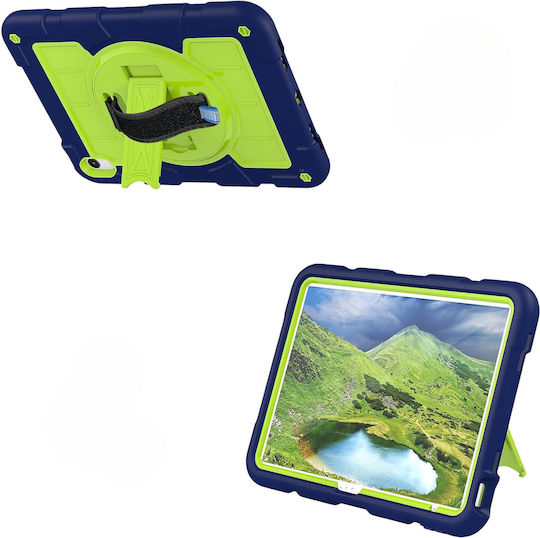 Rugged Protective Case Ipad 9.7" 2017/2018 360 Stand Strap Green