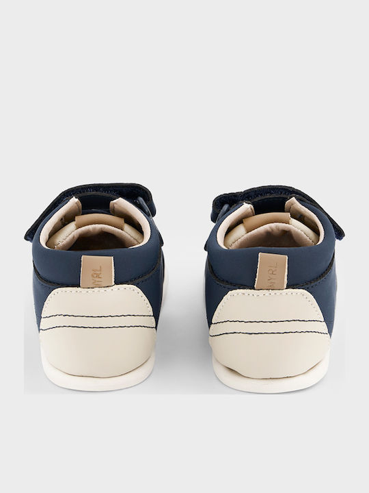 Παιδικά Μποτάκια Barefoot με Σκρατς Navy Μπλε