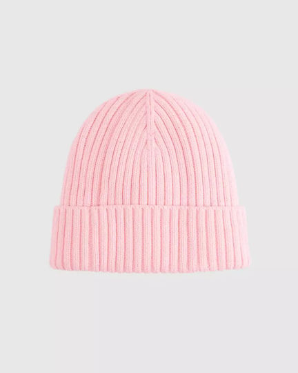 Beanie Men's Knitted Beanie in Pink