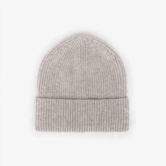 Beanie Women's Knitted Beanie in Ecru
