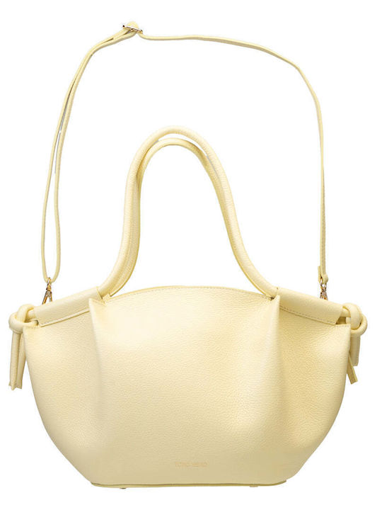 Karina Leather Women's Shoulder / Handbag Yellow