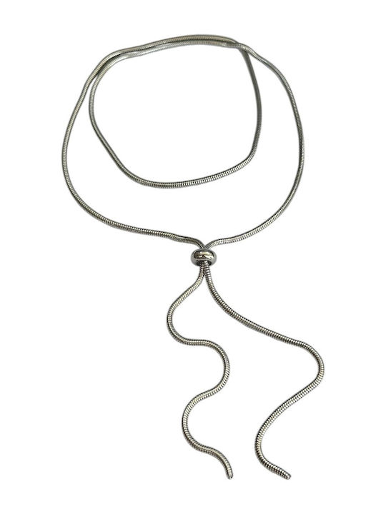 Prime Steel Halskette mit Schlangendesign aus Stahl Prime Steel Halskette mit Schlangendesign aus Stahl