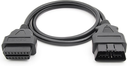 Techstar Obd2 Extension Cable 100 Cm Male-female 16 Pin 26awg