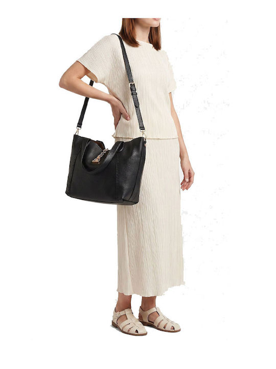 U.S. Polo Assn Women's Black Shoulder Bag