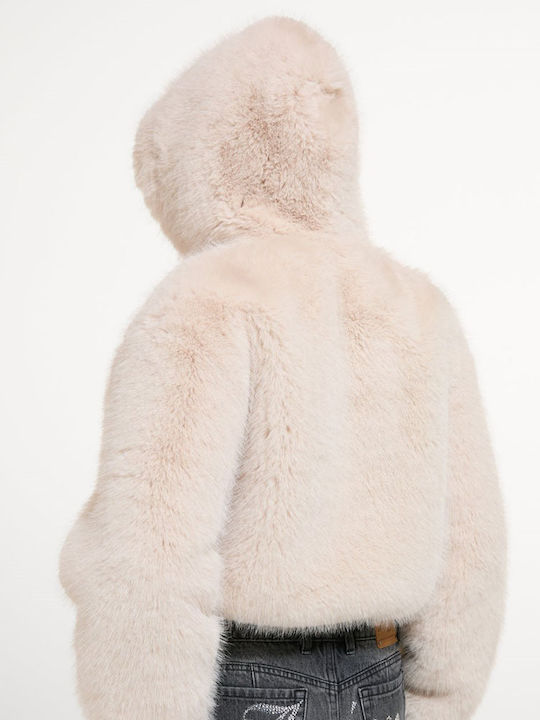 Juicy Couture Short Women's Beige Fur