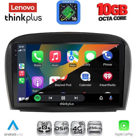 Lenovo Ltm 11427_cpa 9-Zoll-Multimedia-Tablet für Mercedes SL R230 Facelift Modell 2006–2012