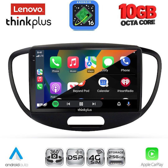 Lenovo Ltm 11223_cpa 9-Zoll-Multimedia-Tablet Hyundai I10 Modell 2008–2013