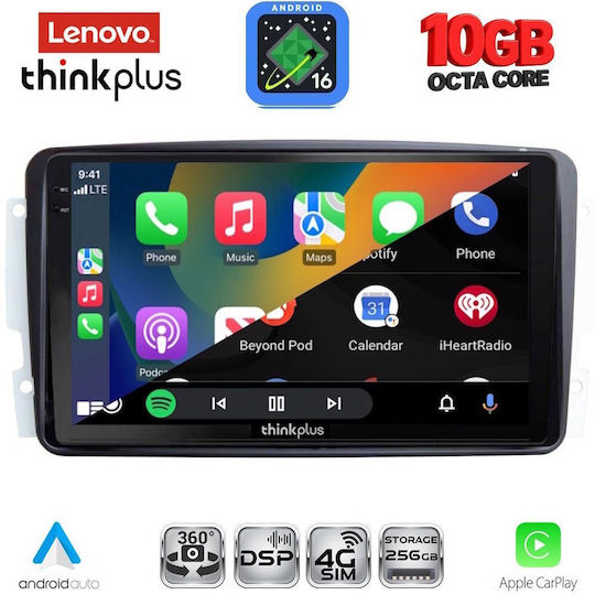 Lenovo Ltm 11401_cpa 9-Zoll-Multimedia-Tablet Mercedes CLK W209 Modell 2000–2004