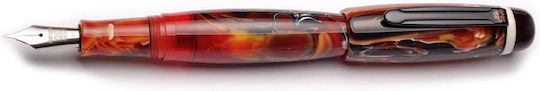 Opus 88 Bela Broad Red Fountain Pen