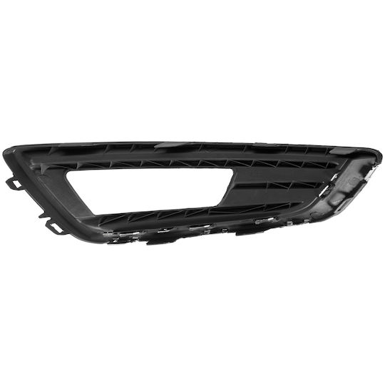 Декоративна решетка за предна броня за Ford Focus III FL 12-16 с халогенни фарове, черна + хромирана, лява