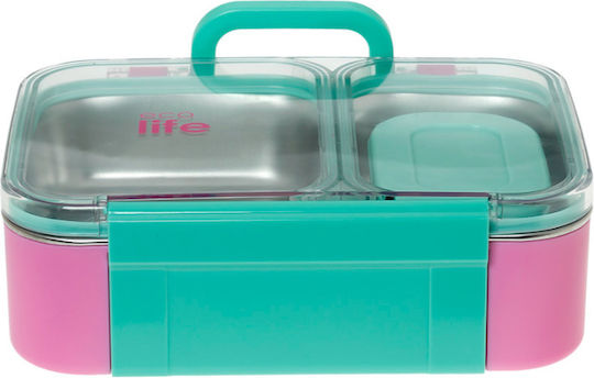 Ecolife Πλαστικό Παιδικό Δοχείο Φαγητού 0.8lt Πράσινο