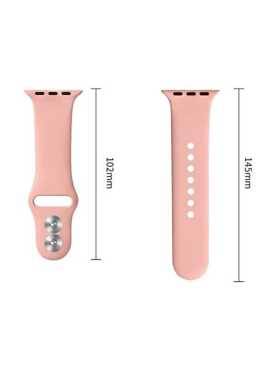 Tech-Protect Λουράκι Σιλικόνης Ροζ (Apple Watch 44/45/46mm/Ultra 49mm)