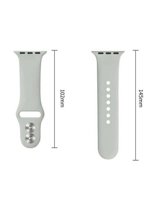 Tech-Protect Λουράκι Σιλικόνης Γκρι (Apple Watch 44/45/46mm/Ultra 49mm)