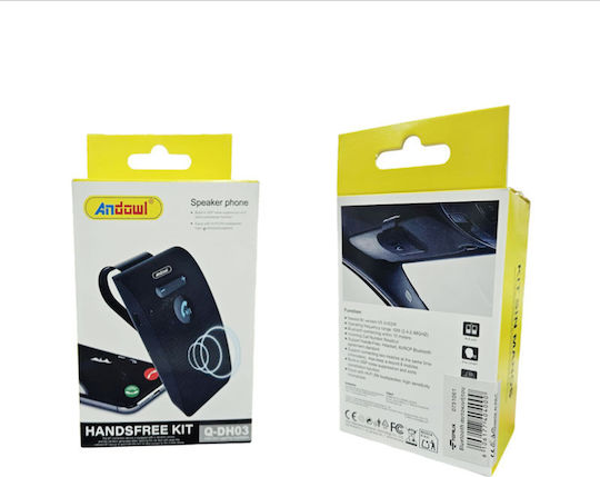 Megafon Bluetooth Auto Vibrație Recunoaștere Apel DSP & Conectare 2 Dispozitive Q-dh03 Andowl