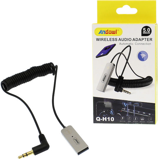 Andowl Bluetooth Αυτοκινήτου Qh10 για το Ταμπλό (με USB θύρα Φόρτισης)