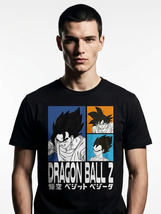 Cotton Division Dragon Ball Z Goku Vegeta T-shirt Black Mdzts003 Cotton Division Dragon Ball Z Goku Vegeta T-shirt Black Mdzts003