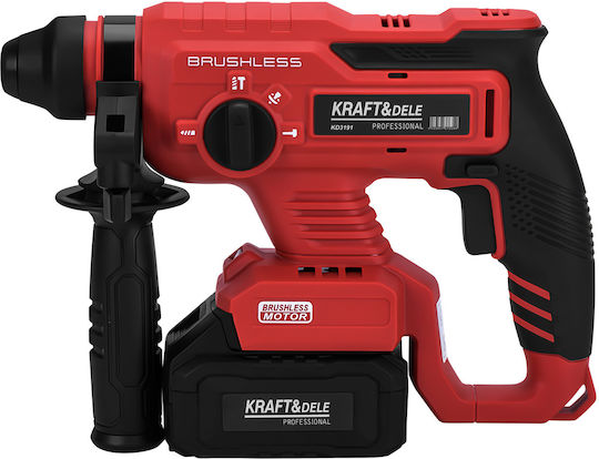 Kraft & Dele KD3191 Акумулаторен безчетков ударен перфоратор 21V със захват SDS Plus
