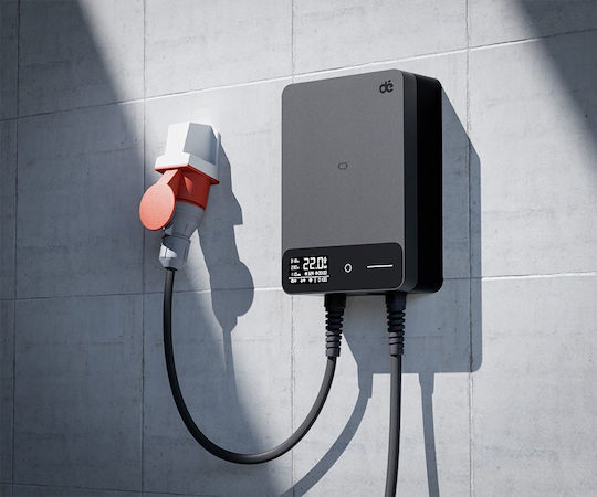 Încărcător Trifazat cu Montaj pe Perete 22 kW cu Cablu Încorporat de 7,5 m Tip 2