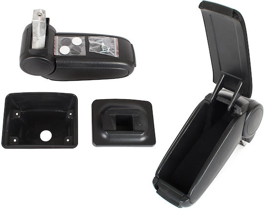 Armlehnen-Set für Seat Leon II 05–12 Schwarz Stoff + Montagesatz