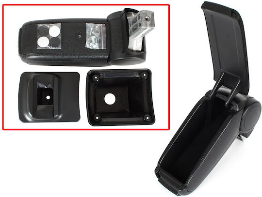 Peugeot 308 I 07–14 Armlehnen-Set Schwarz Stoff + Montagekit