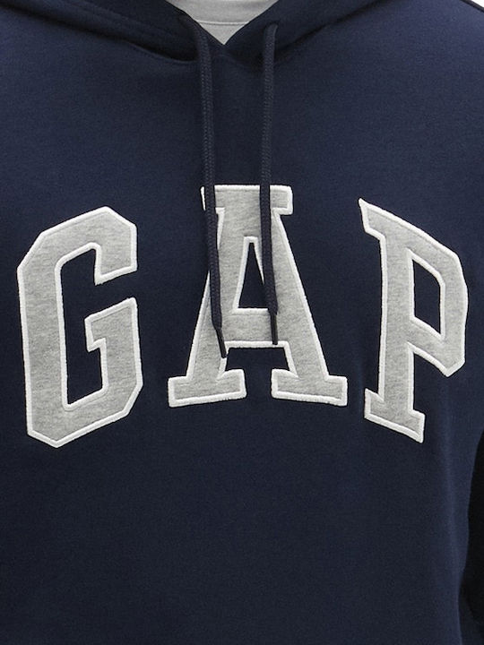 Φούτερ με Κουκούλα Navy