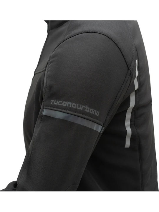 Ovetta WD Winter-Motorradjacke für Damen Schwarz