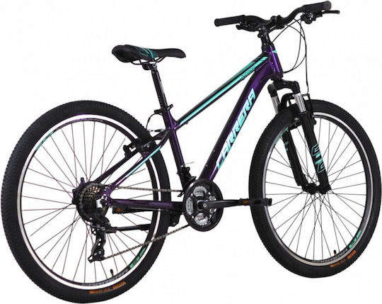 26" Μωβ Mountain Bike με 21 Ταχύτητες