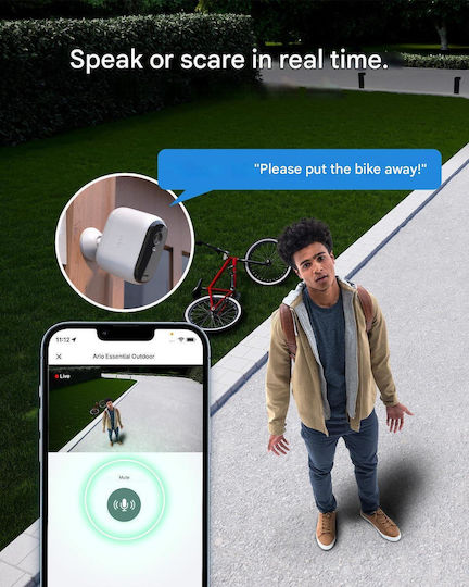 Arlo Система за видеонаблюдение Essential 3 с безжични камери 4 MP