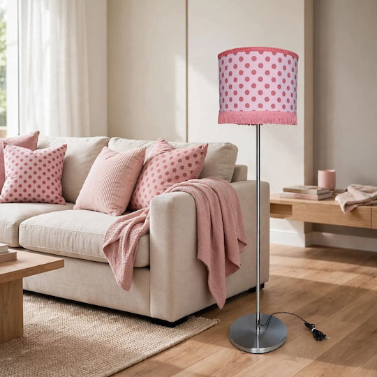 Oxygen Giant Orange Floor Lamp with E27 Lamp Holder in Orange