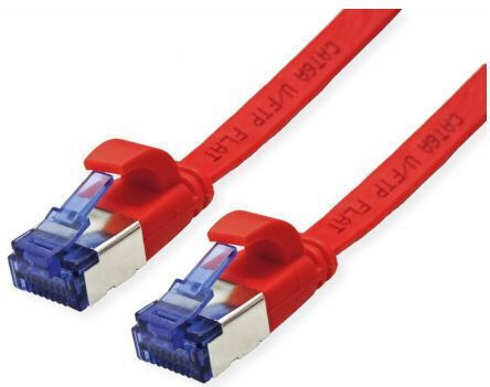 Value F/UTP Cat.6a Gigabit Network Cable Ethernet 0.5m Red