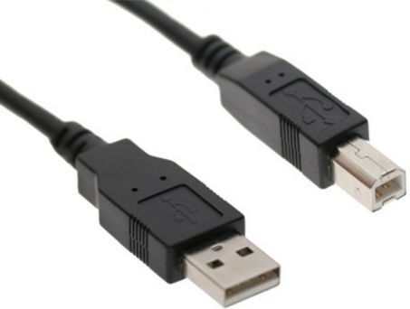 VCom Cablu USB 2.0 USB-A Masculin Negru 1.5m CU201-B-1.5m