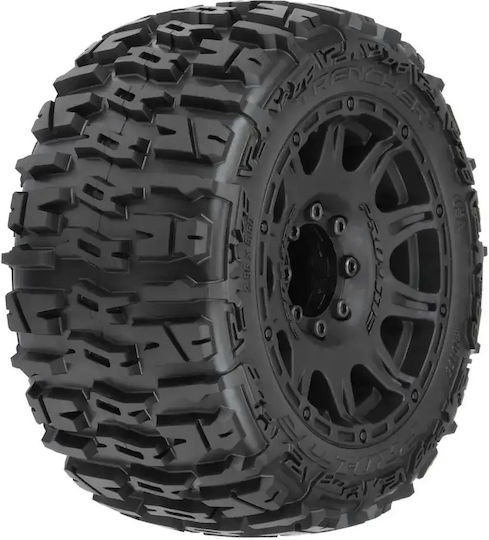 Complete Wheel 1/8 Pro-line Trencher Lp 3.8 Raid 17mm Pro1017510