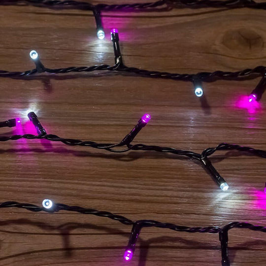 200 LED-Lichter 13 m Lila Lichterkette