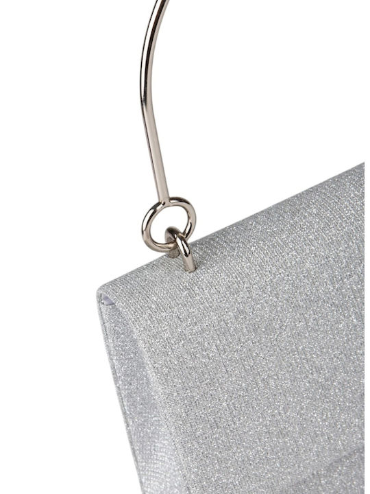 Γυναικείο Clutch Ασημί