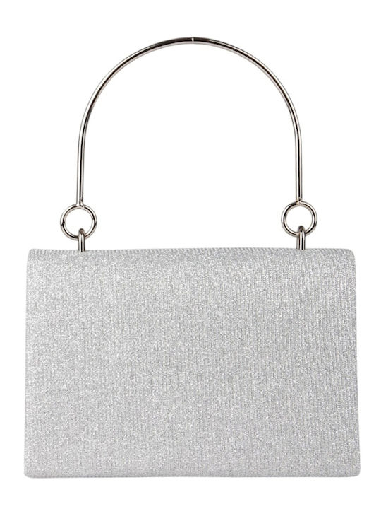 Γυναικείο Clutch Ασημί